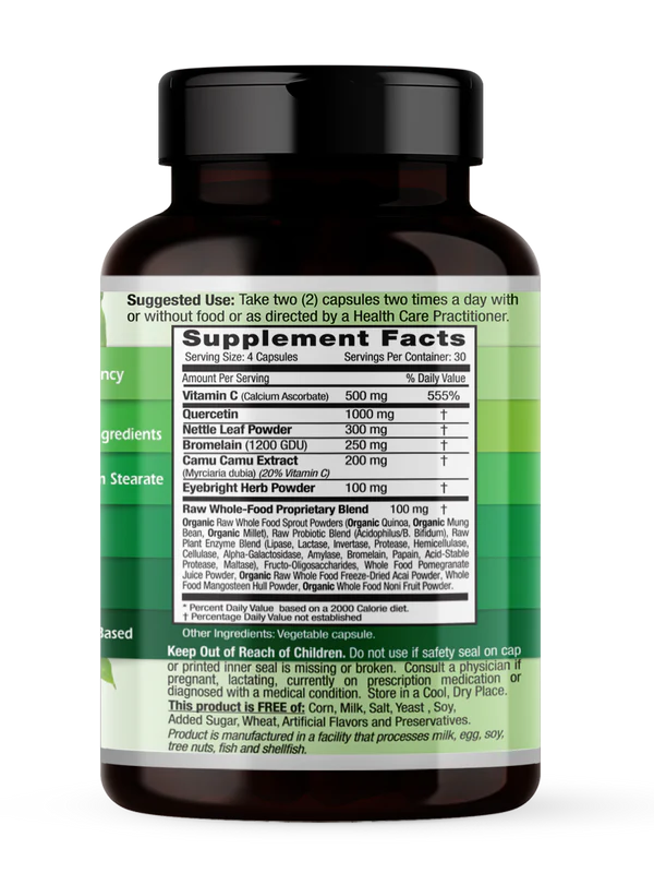 Emerald Vitamins Allergy Health-120 Capsules