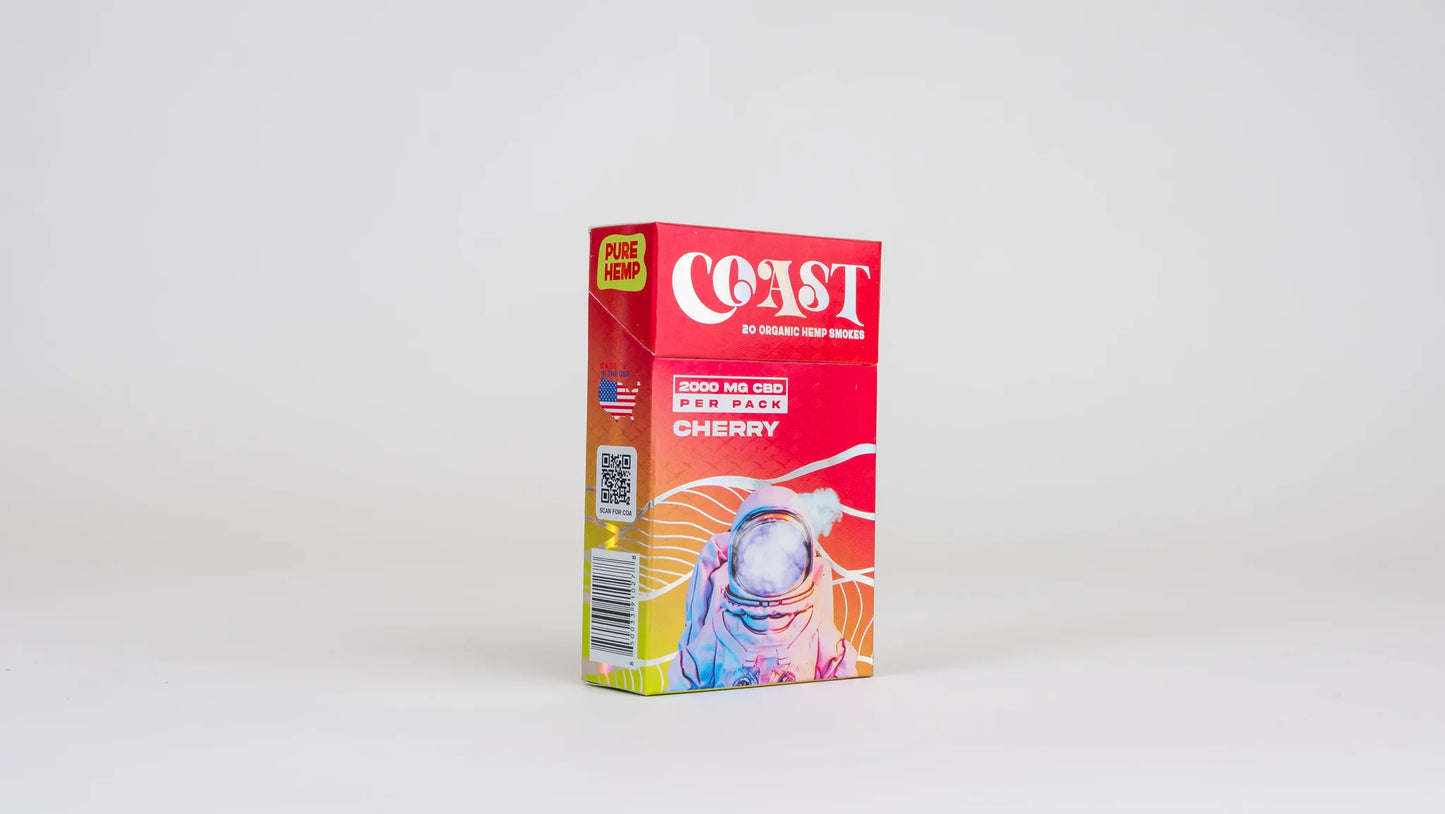 Coast CBD Cigarettes-Cherry