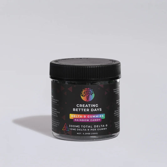 Delta-9 Spectum + THC Gummies- Rainbow Candy