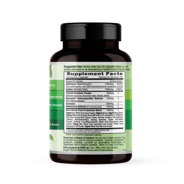 Emerald Vitamins Thyroid Health 60 Count