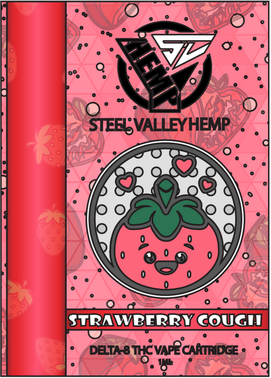 SVH Delta 8 THC Vape Sativa Cartridge: Strawberry Cough