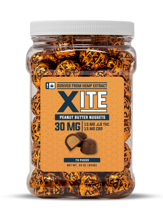 Patsy's Xite Delta 9 THC:CBD Ratio Peanut Butter Nuggets