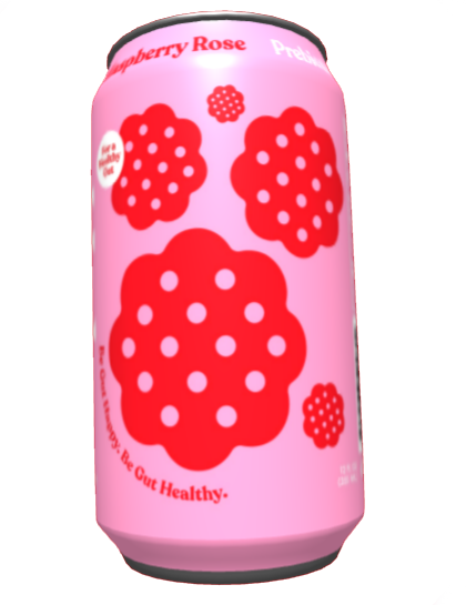 Poppi Sparkling Prebiotic Soda: Raspberry Rose