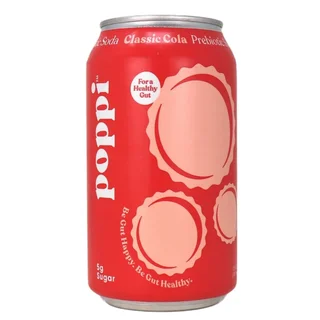 Poppi Sparkling Prebiotic Soda: Classic Cola